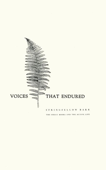 Voices That Endured: The Great Books 和 the Active Life